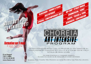 formation danseur professionelle haut niveau jazz hip hop plutidisciplinaire sabrina lonis choreia paris 