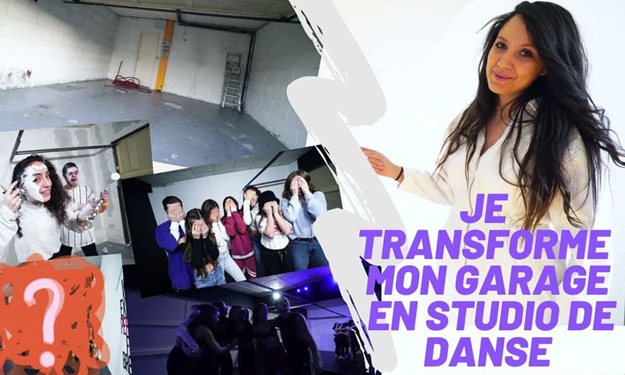 Je transforme mon garage en studio de danse